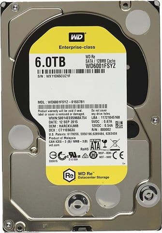 WD WD6001FSYZ RE 6TB 3.5