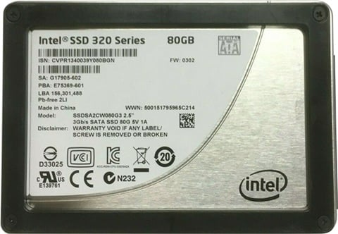 Intel 320 Series 80GB SSD mSATA CeX (IE): Buy, Sell, Donate
