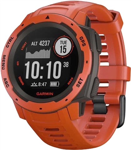 Garmin Instinct Rugged GPS Smartwatch - Flame Red, B - CeX (IE): - Buy ...