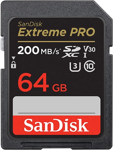 Sandisk Extreme Pro 64GB 200MB/s SDXC UHS-I C10 V30 U3 CeX (IE