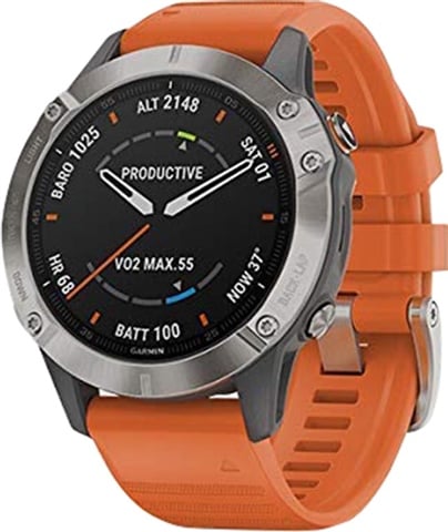 Garmin Fenix Sapphire Smartwatch Titanium/Orange, B CeX (IE