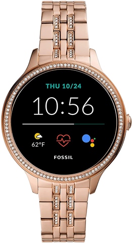 Fossil Gen 5E FTW6073 Smartwatch Gold Tone Gold B