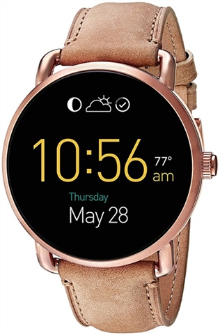 Q Wander Fossil Touchscreen Smartwatch Price Rose Gold Fossil