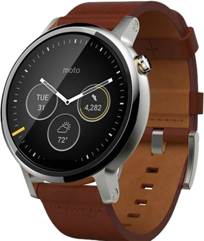 Moto 360 2nd gen leather band on sale