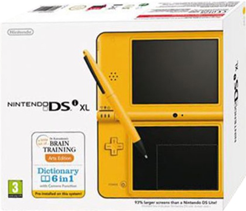 Nintendo DSi XL - Yellow - Nintendo DS Stuff