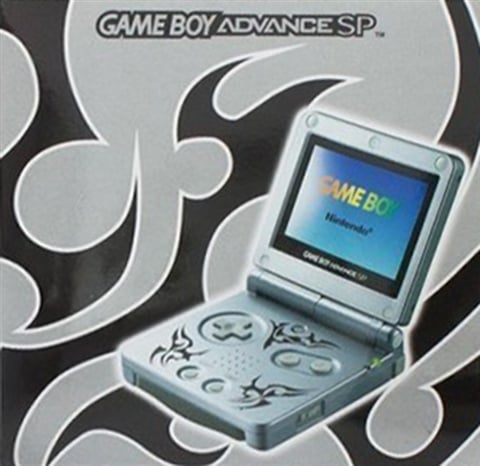 Game Boy Advance SP AGS-101 Console, Tribal Silver, Boxed CeX