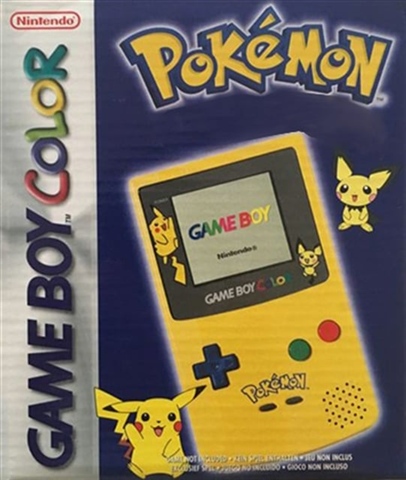 Gameboy Color Console Pikachu Game Boy Color Console, Pikachu/Pichu Yellow, Boxed - CeX (IE): - Buy ...