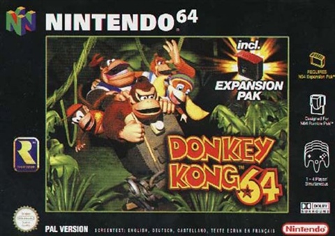 n64 donkey kong expansion pak