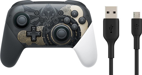 Nintendo Switch Zelda Tears of the Kingdom Pro Controller USB C
