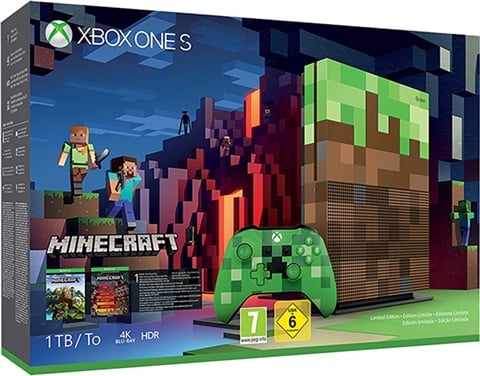 Xbox One S 1TB Minecraft Green Edition 